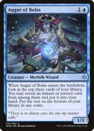 Augur of Bolas (41) [WAR] - MTG Single