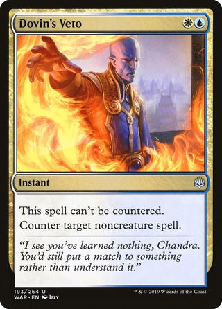 Dovin’s Veto (193) [WAR] - MTG Single