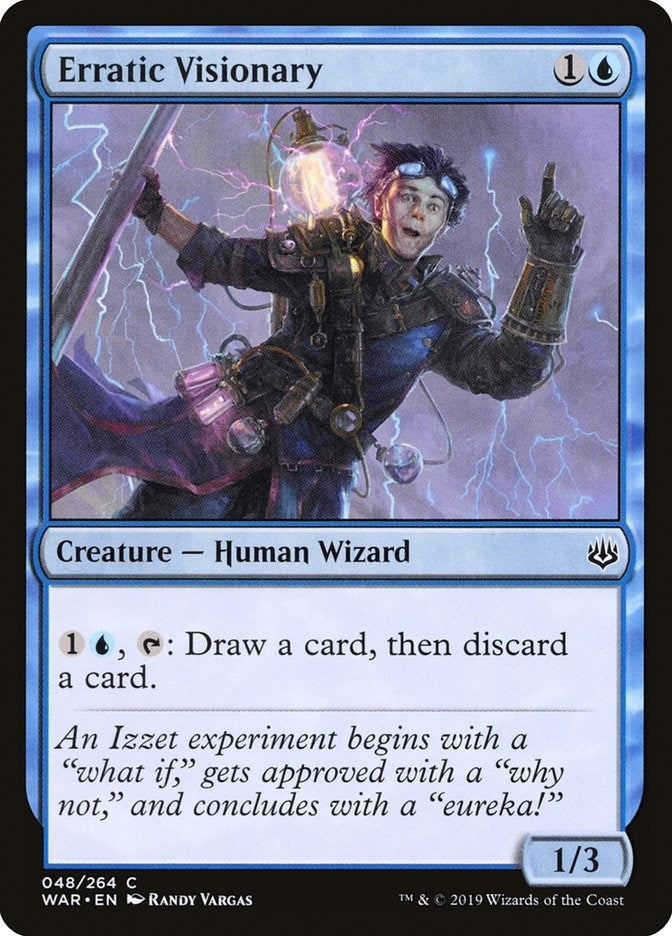 Erratic Visionary (48) [WAR] - MTG Single