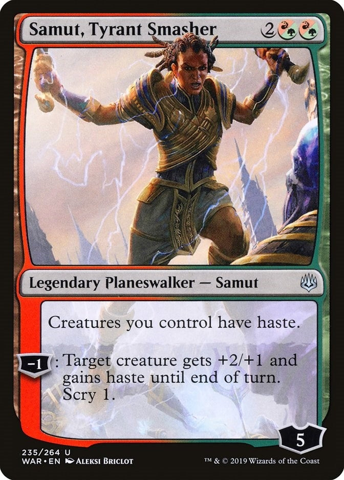 Samut Tyrant Smasher (235) [WAR] - MTG Single