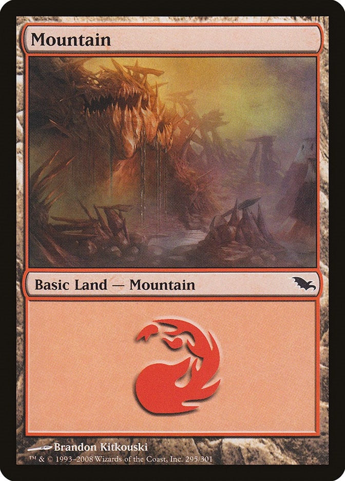 Mountain (295) (295) [SHM] - MTG Single