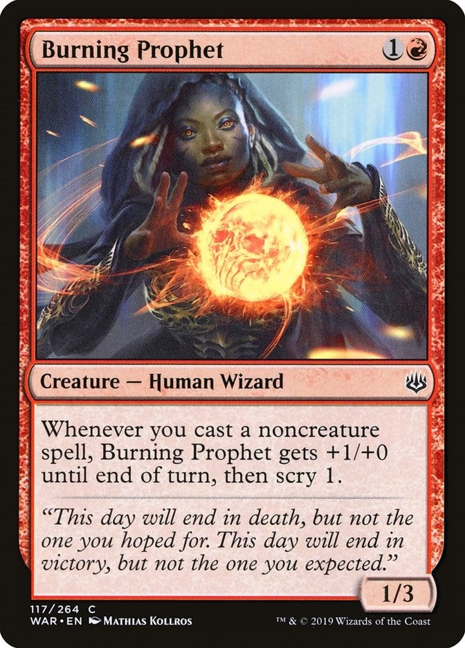 Burning Prophet (117) [WAR] - MTG Single