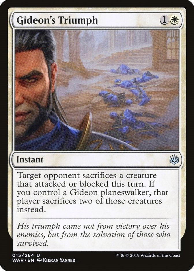 Gideon’s Triumph (15) [WAR] - MTG Single