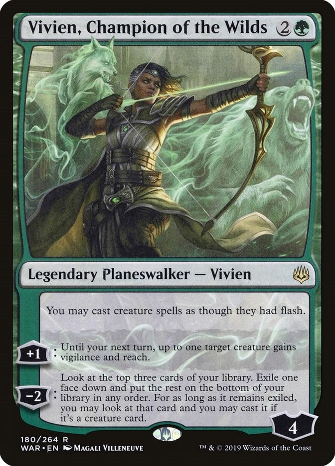 Vivien Champion of the Wilds (180) [WAR] - MTG Single