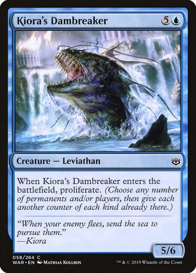 Kiora’s Dambreaker (58) [WAR] - MTG Single