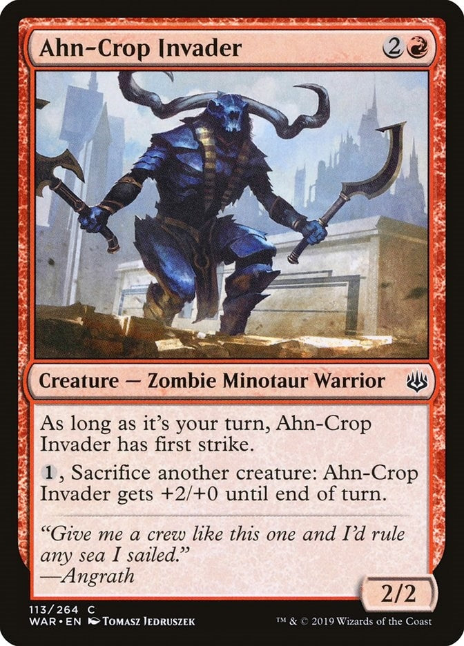 Ahn-Crop Invader (113) [WAR] - MTG Single