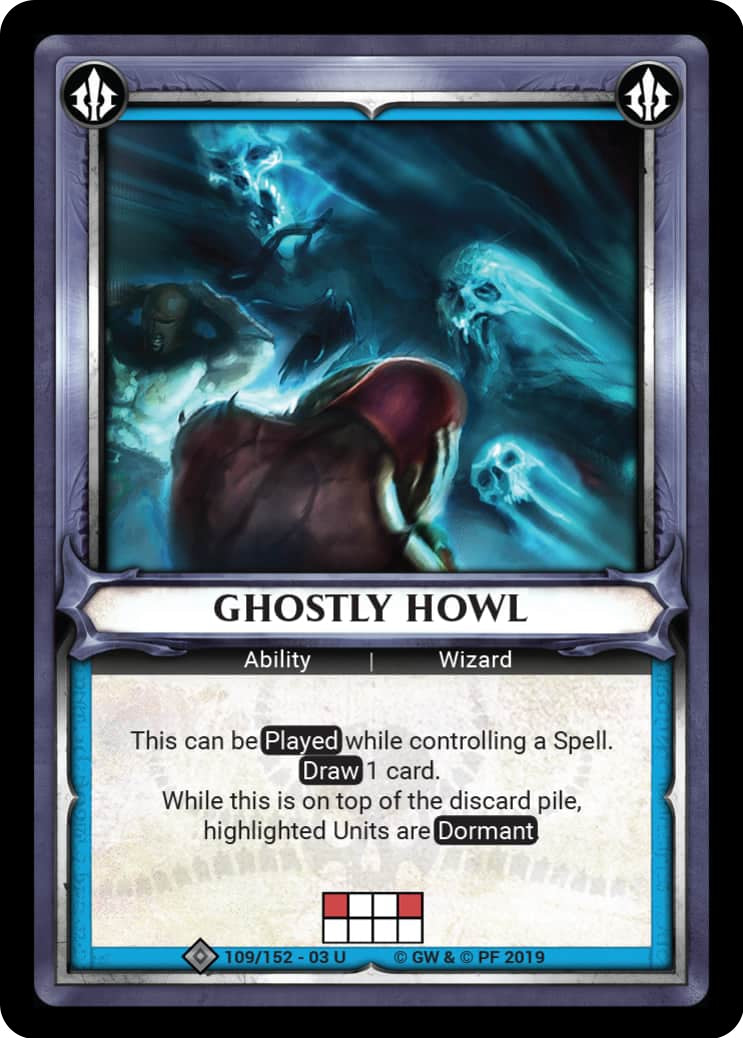 Ghostly Howl (Claimed) (109) (WHAOSSA) - Warhammer Age of Sigmar Champions TCG Single