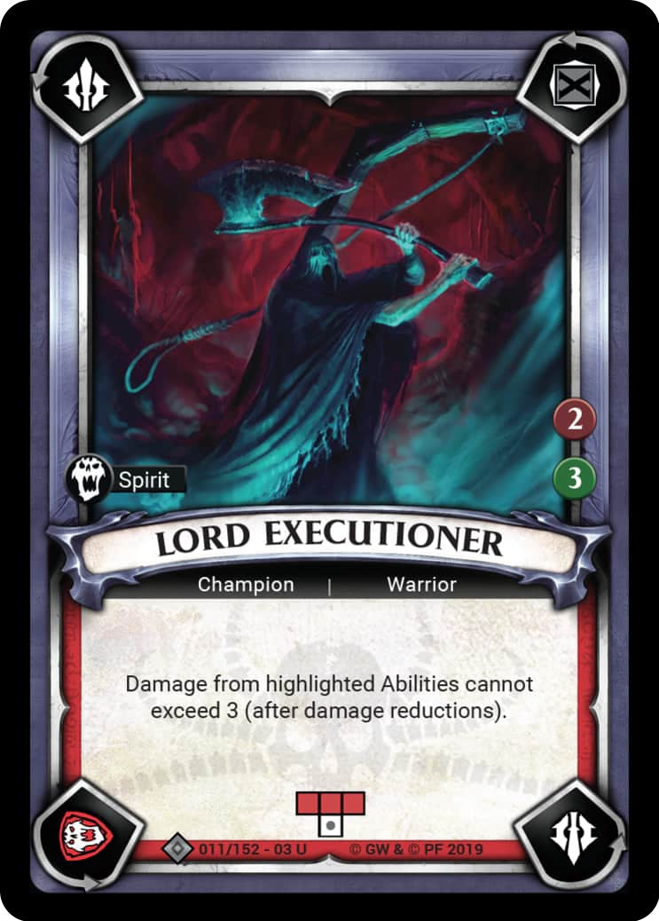 Lord Executioner (Unclaimed) (11) (WHAOSSA) - Warhammer Age of Sigmar Champions TCG Single