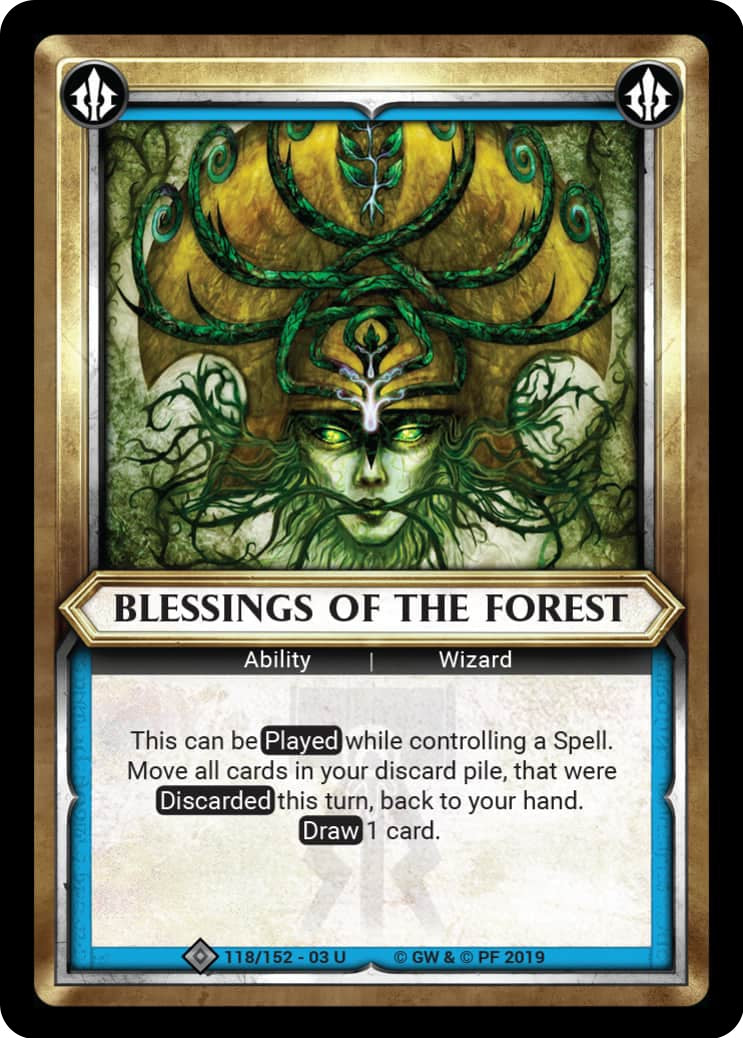 Blessings of the Forest (Claimed) (118) (WHAOSSA) - Warhammer Age of Sigmar Champions TCG Single
