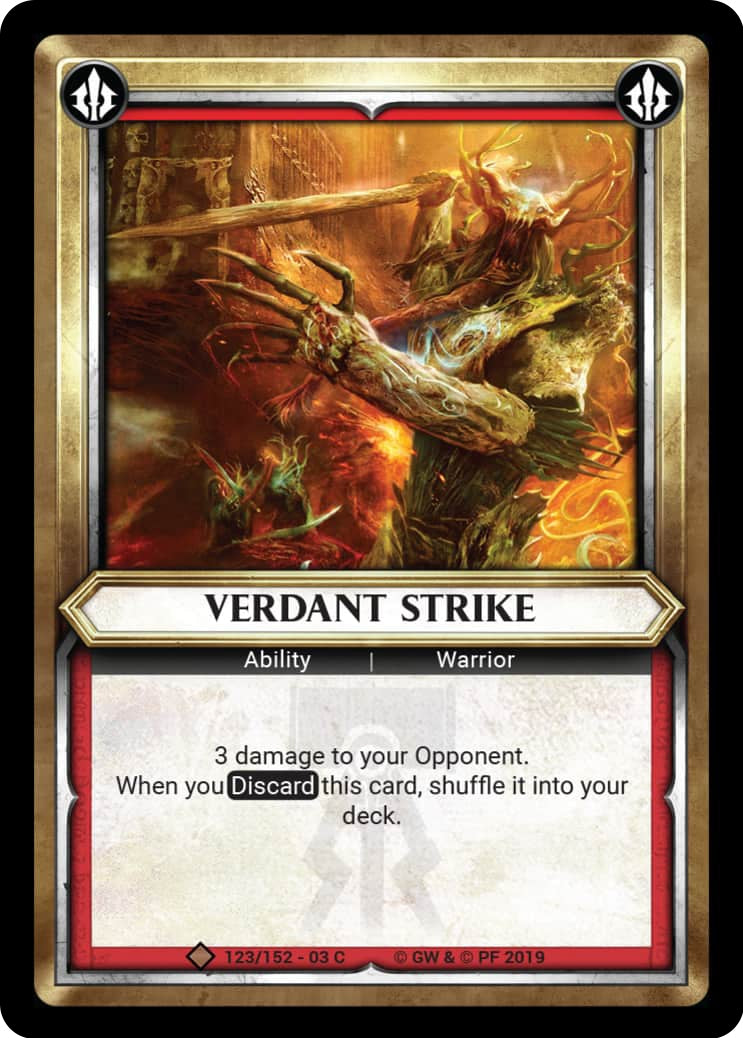 Verdant Strike (Unclaimed) (123) (WHAOSSA) - Warhammer Age of Sigmar Champions TCG Single