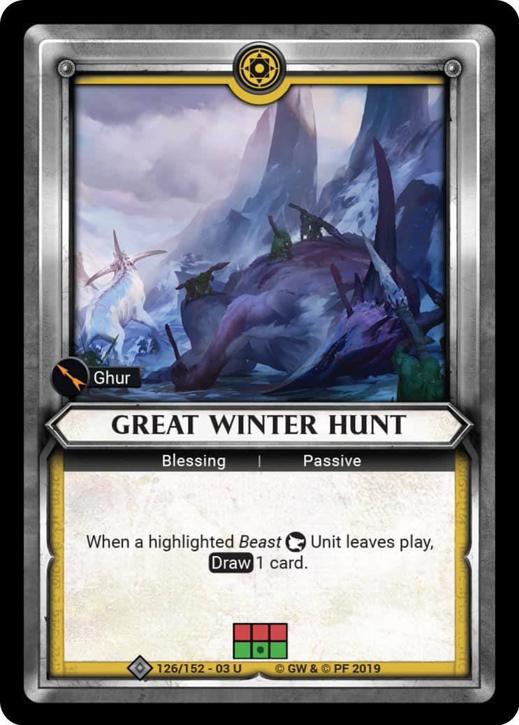 Great Winter Hunt (Claimed) (126) (WHAOSSA) - Warhammer Age of Sigmar Champions TCG Single
