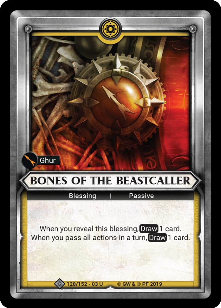 Bones of the Beastcaller (Claimed) (128) (WHAOSSA) - Warhammer Age of Sigmar Champions TCG Single