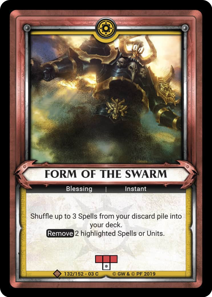 Form of the Swarm (Unclaimed) (132) (WHAOSSA) - Warhammer Age of Sigmar Champions TCG Single
