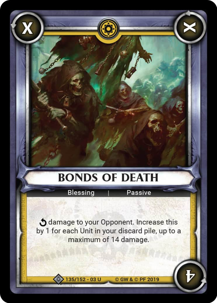 Bonds of Death (Claimed) (135) (WHAOSSA) - Warhammer Age of Sigmar Champions TCG Single