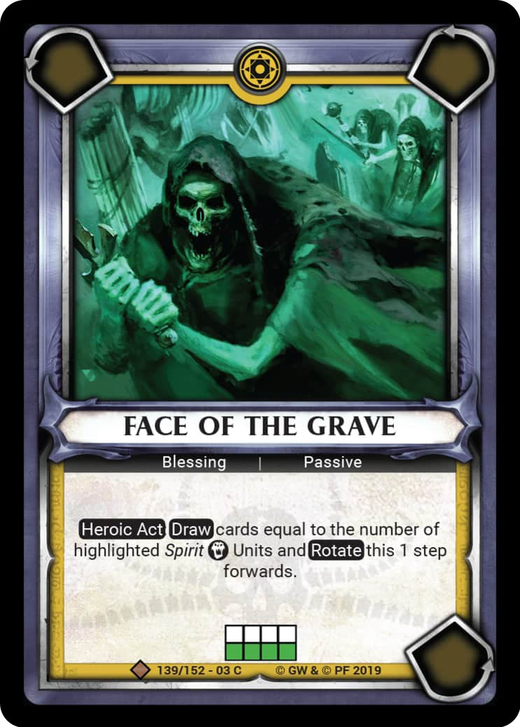 Face of the Grave (Claimed) (139) (WHAOSSA) - Warhammer Age of Sigmar Champions TCG Single