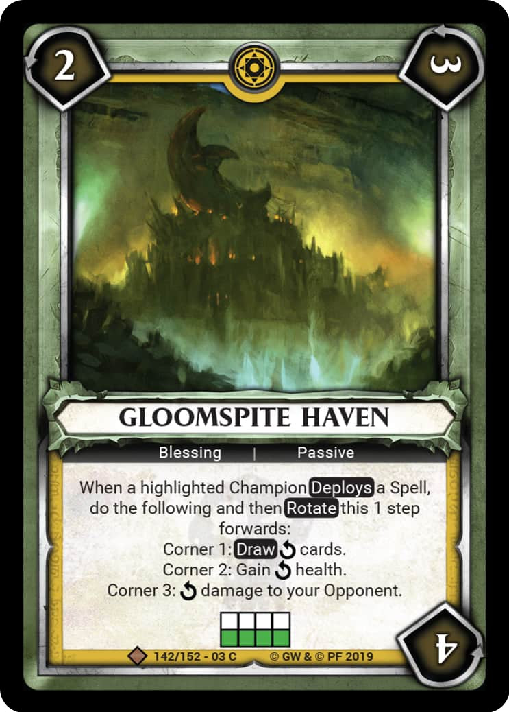 Gloomspite Haven (Claimed) (142) (WHAOSSA) - Warhammer Age of Sigmar Champions TCG Single