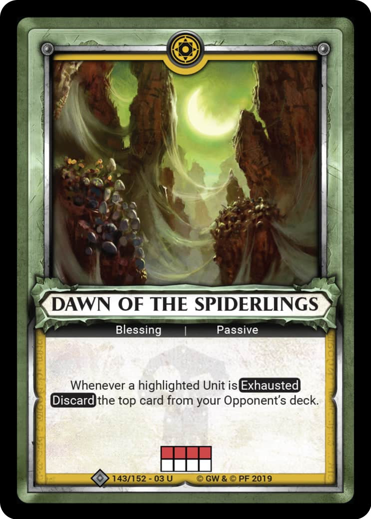 Dawn of the Spiderlings (Claimed) (143) (WHAOSSA) - Warhammer Age of Sigmar Champions TCG Single