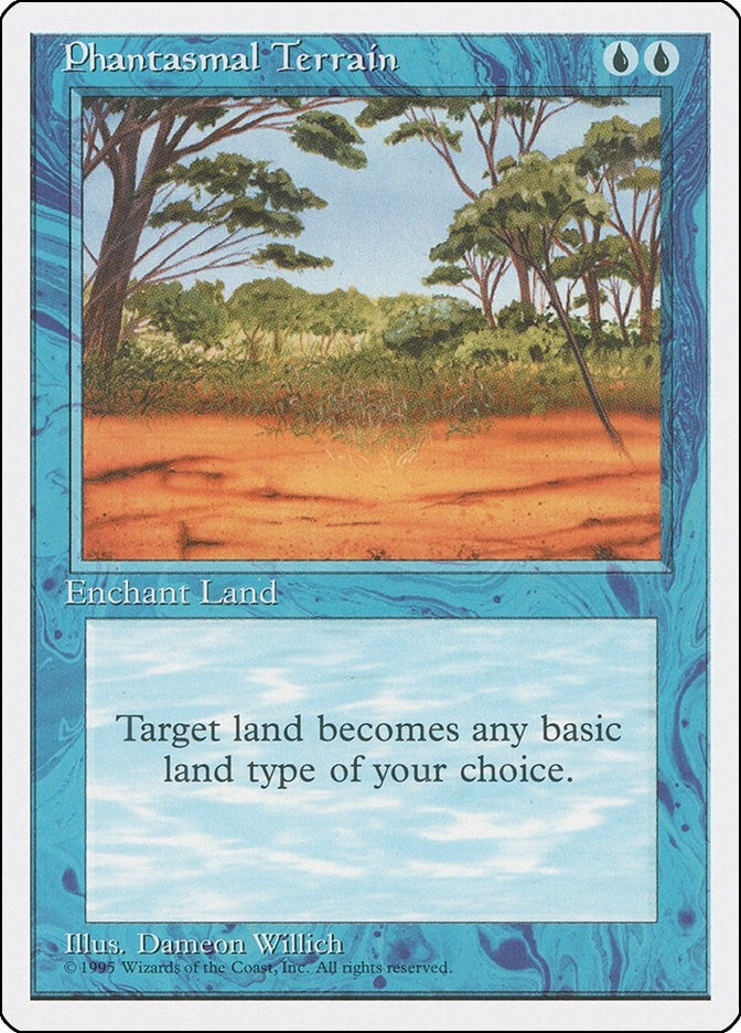 Phantasmal Terrain [4ED] - MTG Single