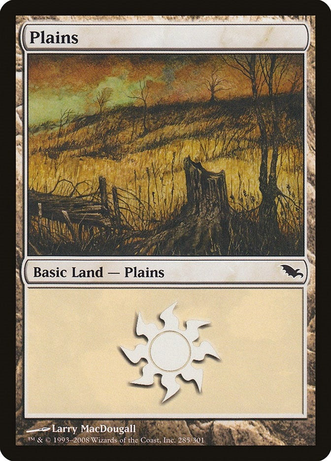 Plains (285) (285) [SHM] - MTG Single