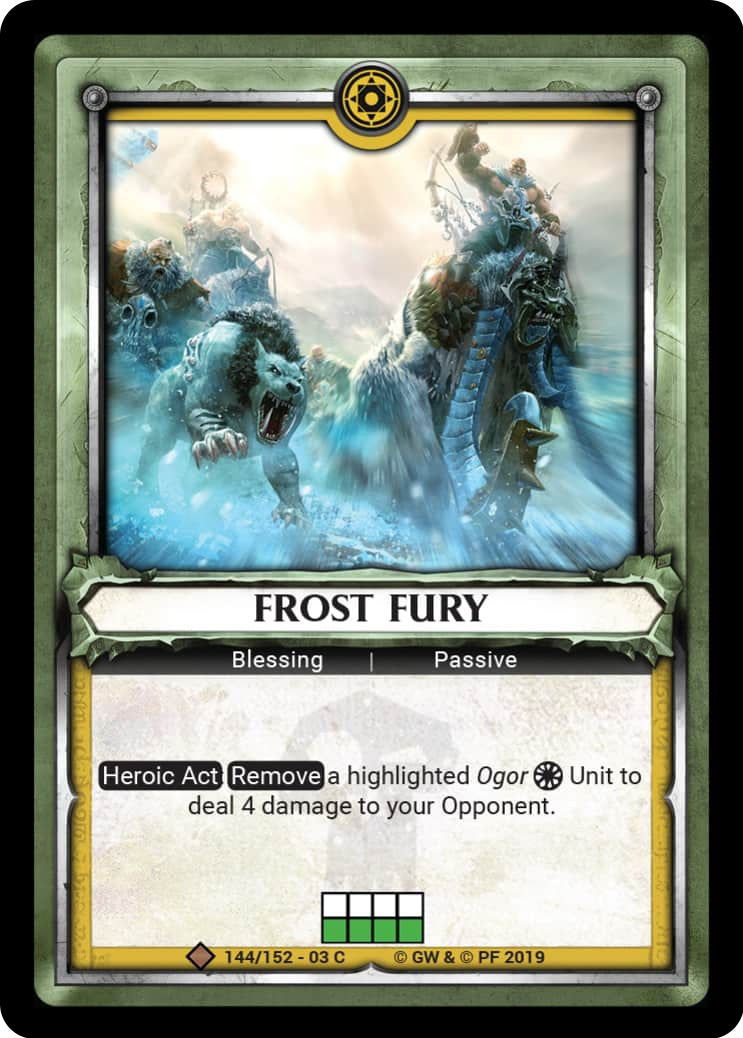 Frost Fury (Unclaimed) (144) (WHAOSSA) - Warhammer Age of Sigmar Champions TCG Single