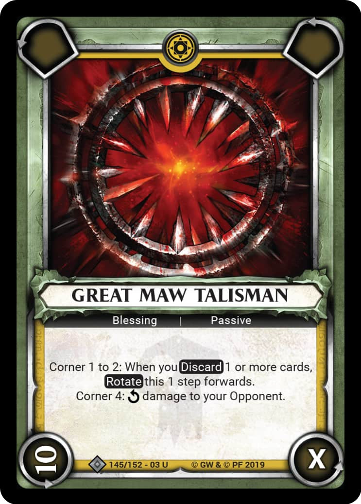Great Maw Talisman (Claimed) (145) (WHAOSSA) - Warhammer Age of Sigmar Champions TCG Single