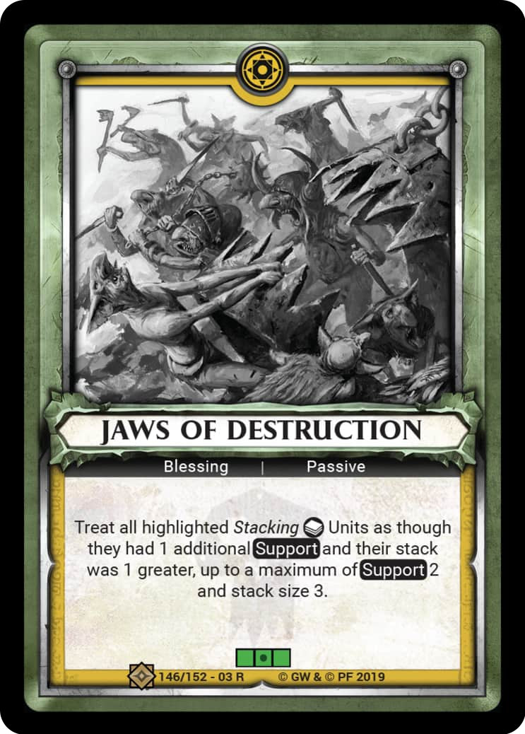 Jaws of Destruction (Claimed) (146) (WHAOSSA) - Warhammer Age of Sigmar Champions TCG Single
