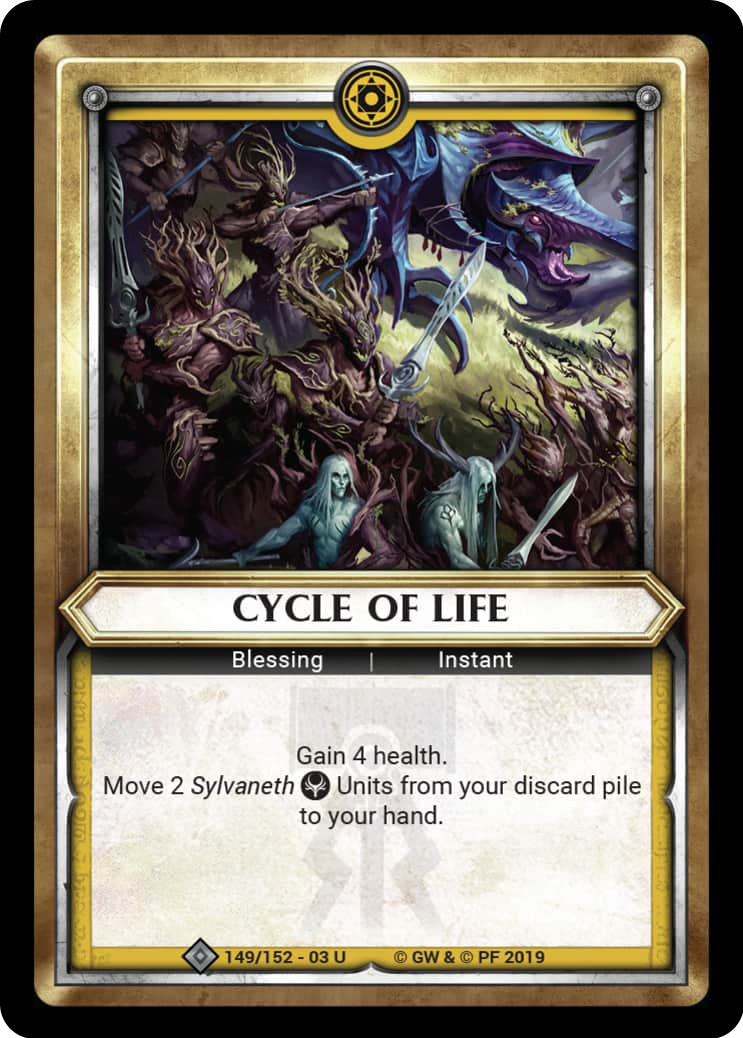 Cycle of Life (Unclaimed) (149) (WHAOSSA) - Warhammer Age of Sigmar Champions TCG Single
