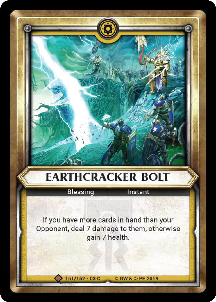 Earthcracker Bolt (Claimed) (151) (WHAOSSA) - Warhammer Age of Sigmar Champions TCG Single