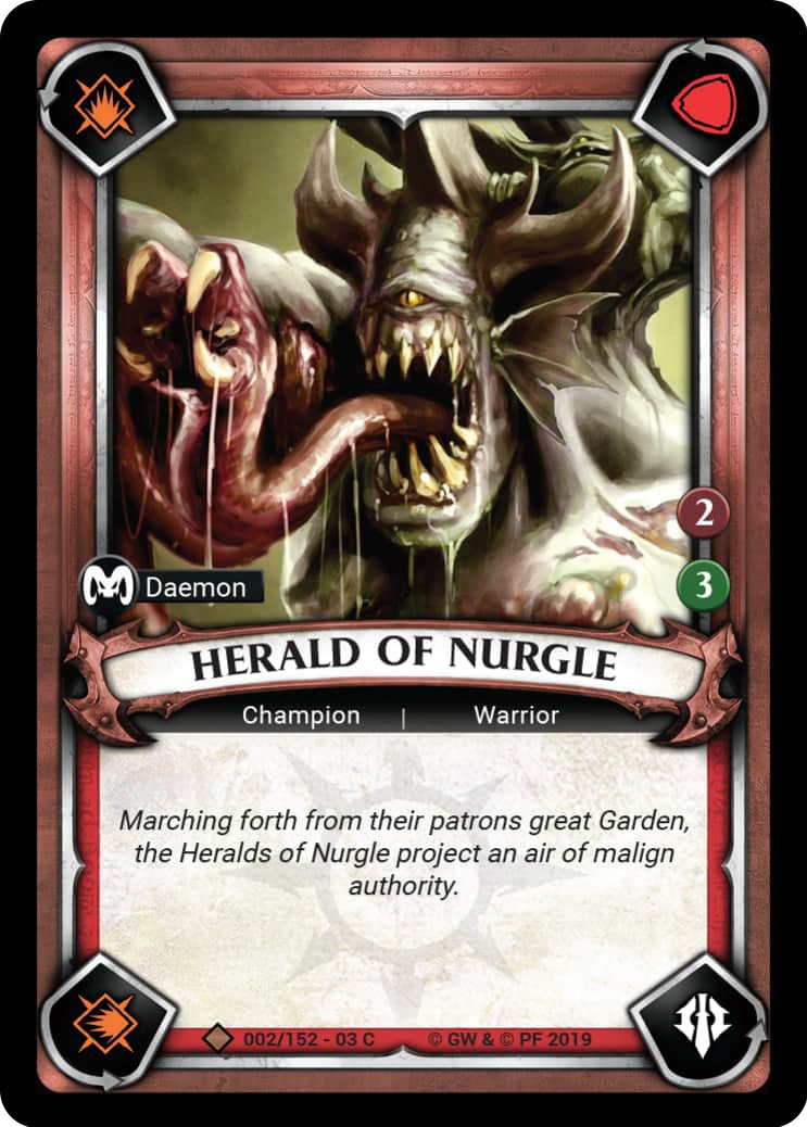 Herald of Nurgle (Claimed) (2) (WHAOSSA) - Warhammer Age of Sigmar Champions TCG Single