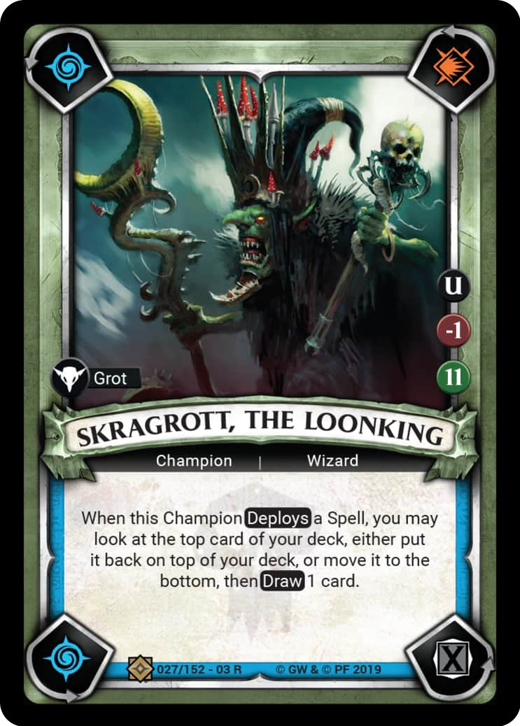 Skragrott the Loonking (Claimed) (27) (WHAOSSA) - Warhammer Age of Sigmar Champions TCG Single