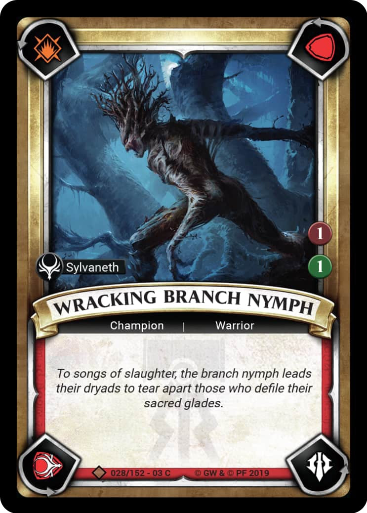 Wracking Branch Nymph (Claimed) (28) (WHAOSSA) - Warhammer Age of Sigmar Champions TCG Single