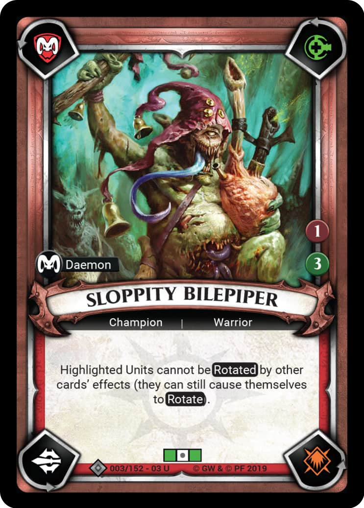 Sloppity Bilepiper (Unclaimed) (3) (WHAOSSA) - Warhammer Age of Sigmar Champions TCG Single