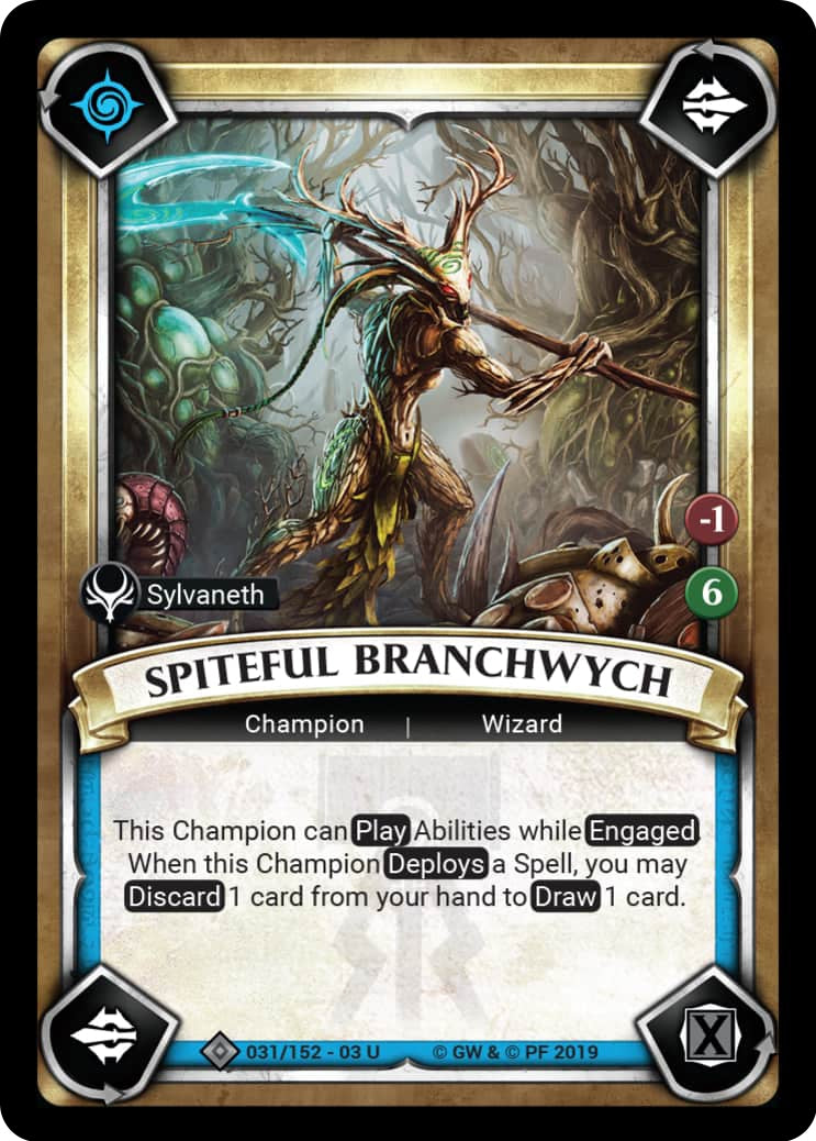 Spiteful Branchwych (Unclaimed) (31) (WHAOSSA) - Warhammer Age of Sigmar Champions TCG Single