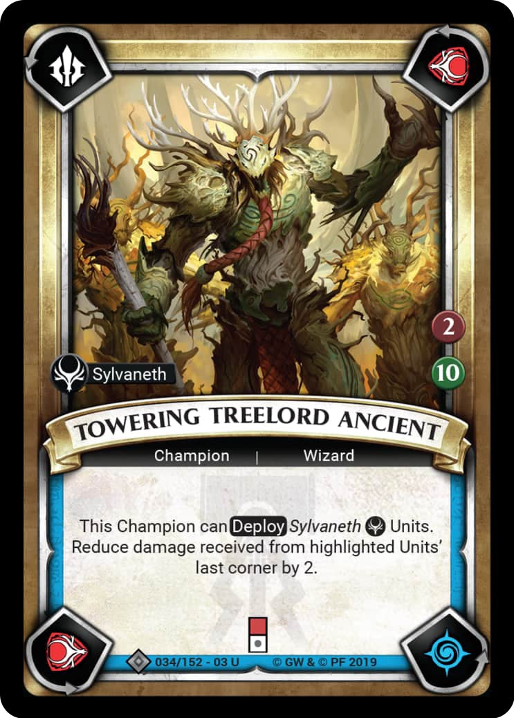 Towering Treelord Ancient (Unclaimed) (34) (WHAOSSA) - Warhammer Age of Sigmar Champions TCG Single