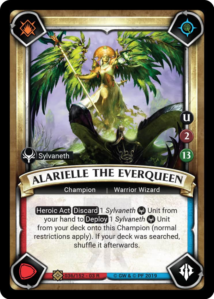Alarielle the Everqueen (Claimed) (36) (WHAOSSA) - Warhammer Age of Sigmar Champions TCG Single