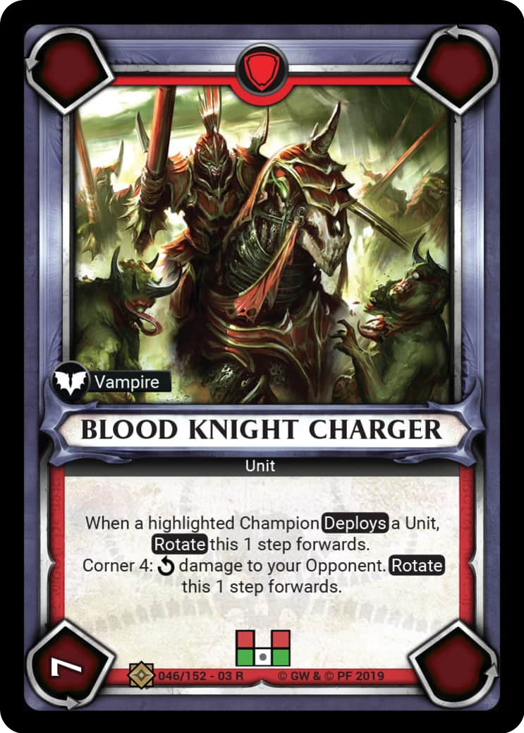 Blood Knight Charger (Claimed) (46) (WHAOSSA) - Warhammer Age of Sigmar Champions TCG Single