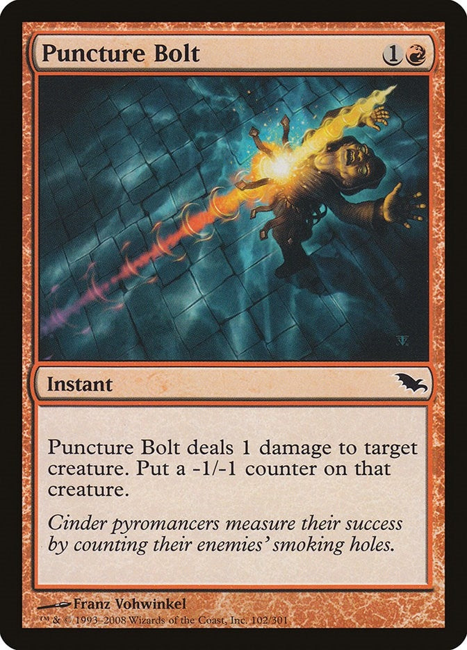 Puncture Bolt (102) [SHM] - MTG Single