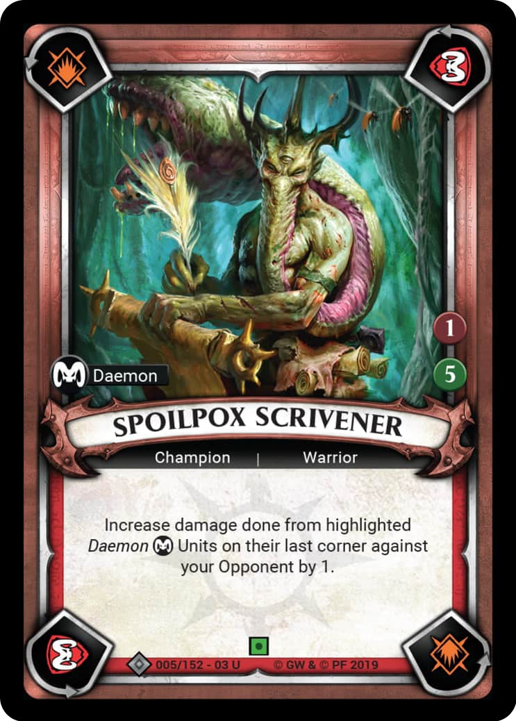 Spoilpox Scrivener (Unclaimed) (5) (WHAOSSA) - Warhammer Age of Sigmar Champions TCG Single