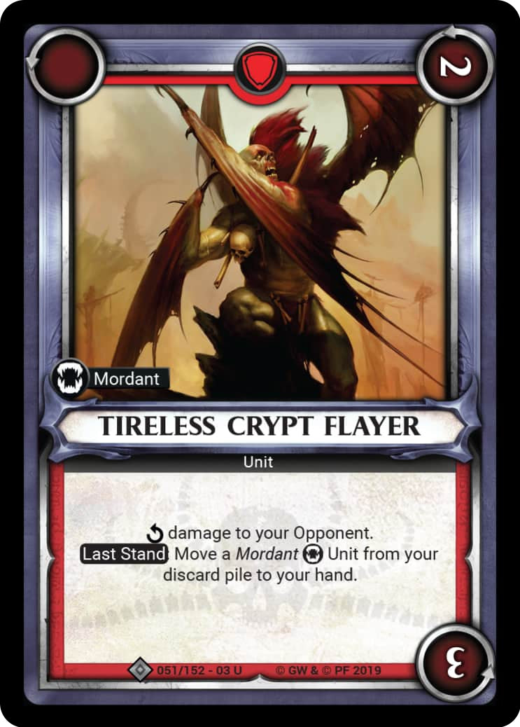 Tireless Crypt Flayer (Claimed) (51) (WHAOSSA) - Warhammer Age of Sigmar Champions TCG Single