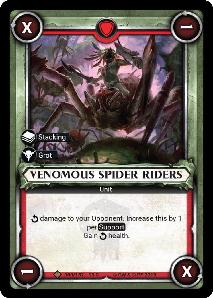 Venomous Spider Riders (Claimed) (60) (WHAOSSA) - Warhammer Age of Sigmar Champions TCG Single