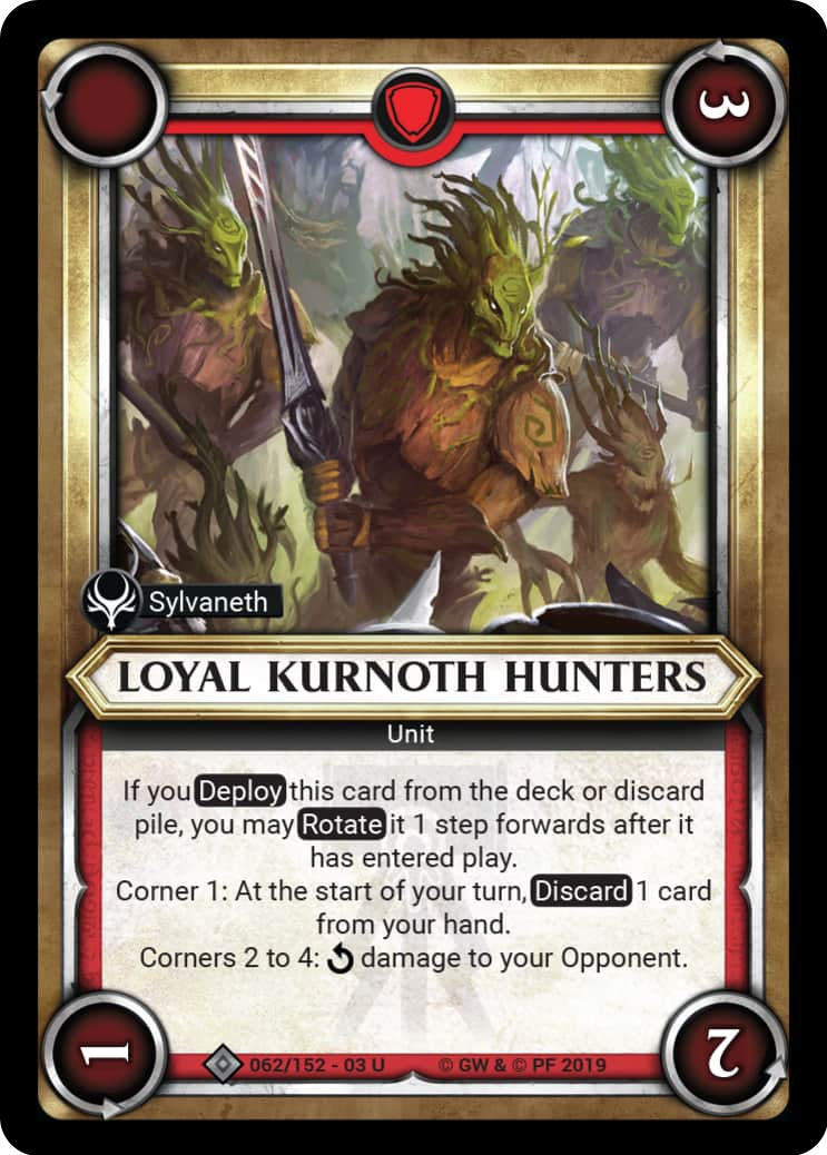 Loyal Kurnoth Hunters (Unclaimed) (62) (WHAOSSA) - Warhammer Age of Sigmar Champions TCG Single