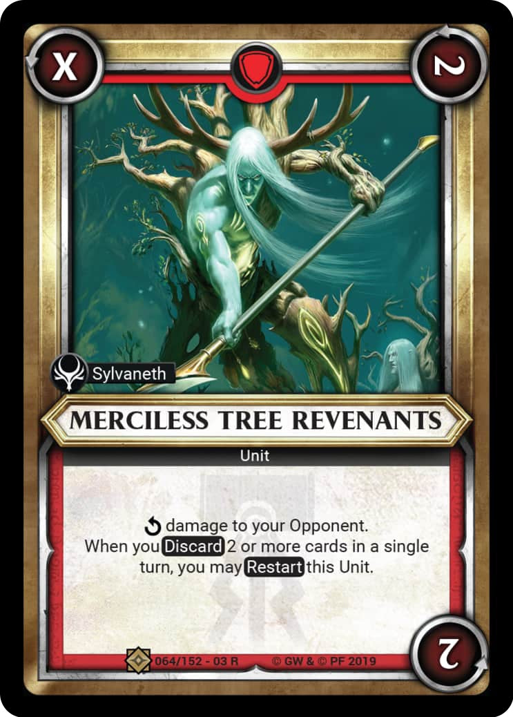 Merciless Tree Revenants (Claimed) (64) (WHAOSSA) - Warhammer Age of Sigmar Champions TCG Single