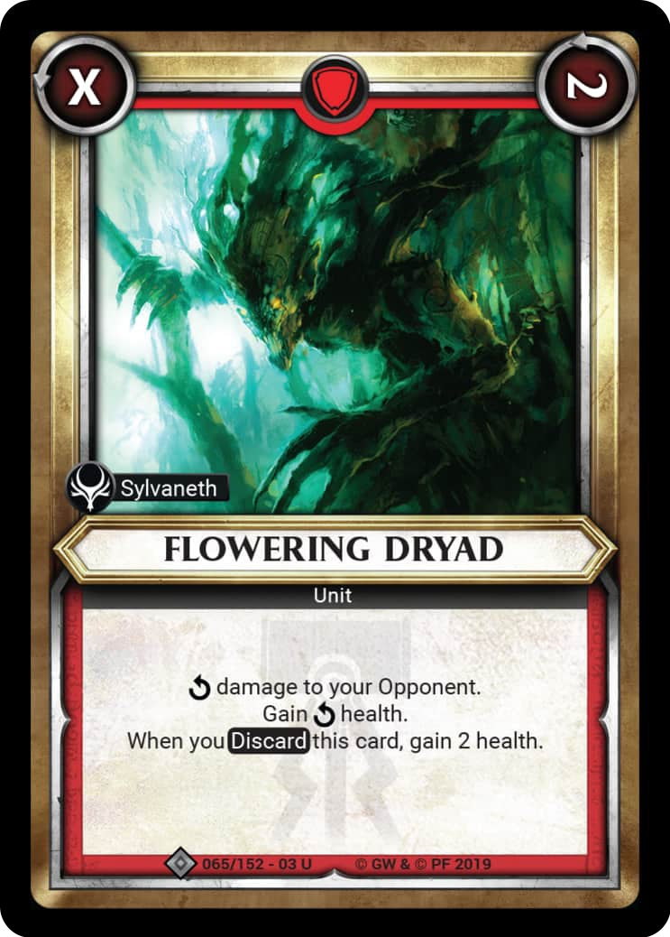 Flowering Dryad (Unclaimed) (65) (WHAOSSA) - Warhammer Age of Sigmar Champions TCG Single