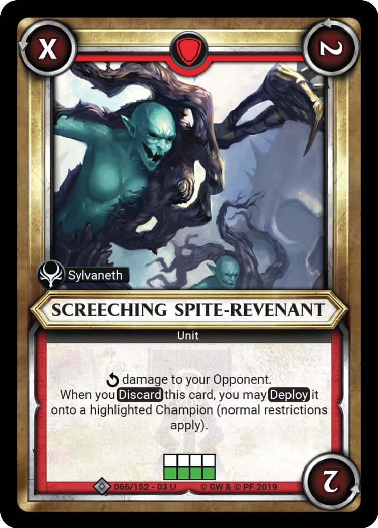 Screeching Spite-Revenant (Claimed) (66) (WHAOSSA) - Warhammer Age of Sigmar Champions TCG Single