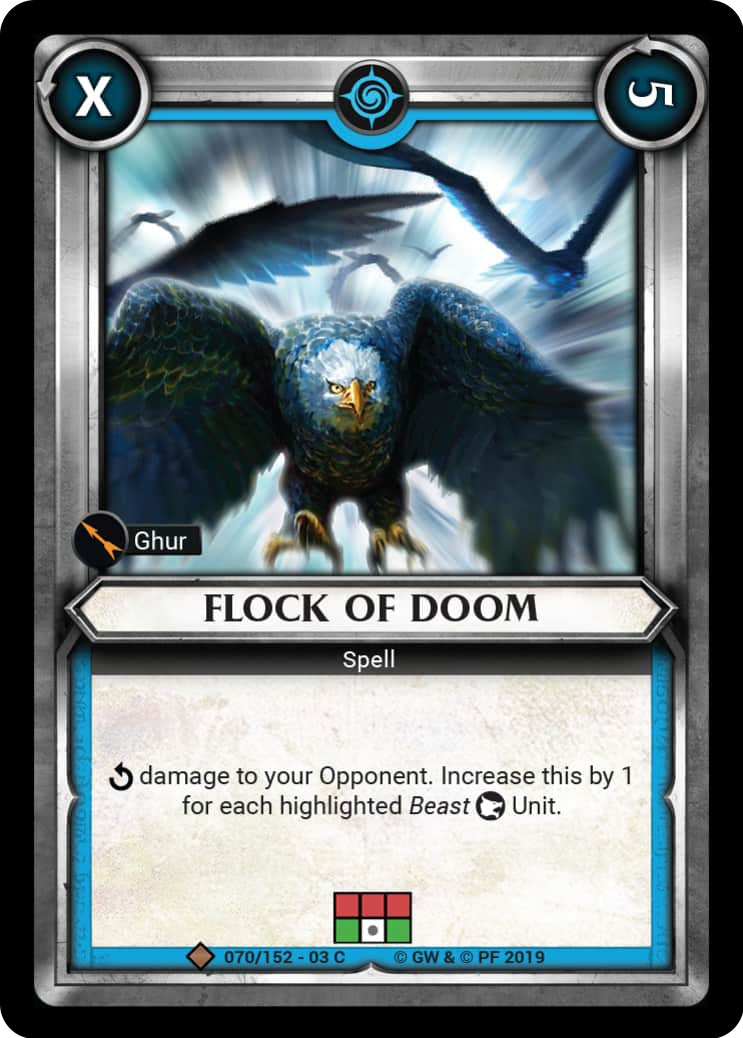 Flock of Doom (Unclaimed) (70) (WHAOSSA) - Warhammer Age of Sigmar Champions TCG Single