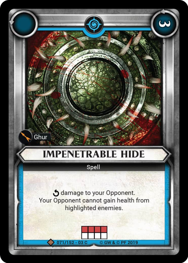 Impenetrable Hide (Unclaimed) (71) (WHAOSSA) - Warhammer Age of Sigmar Champions TCG Single