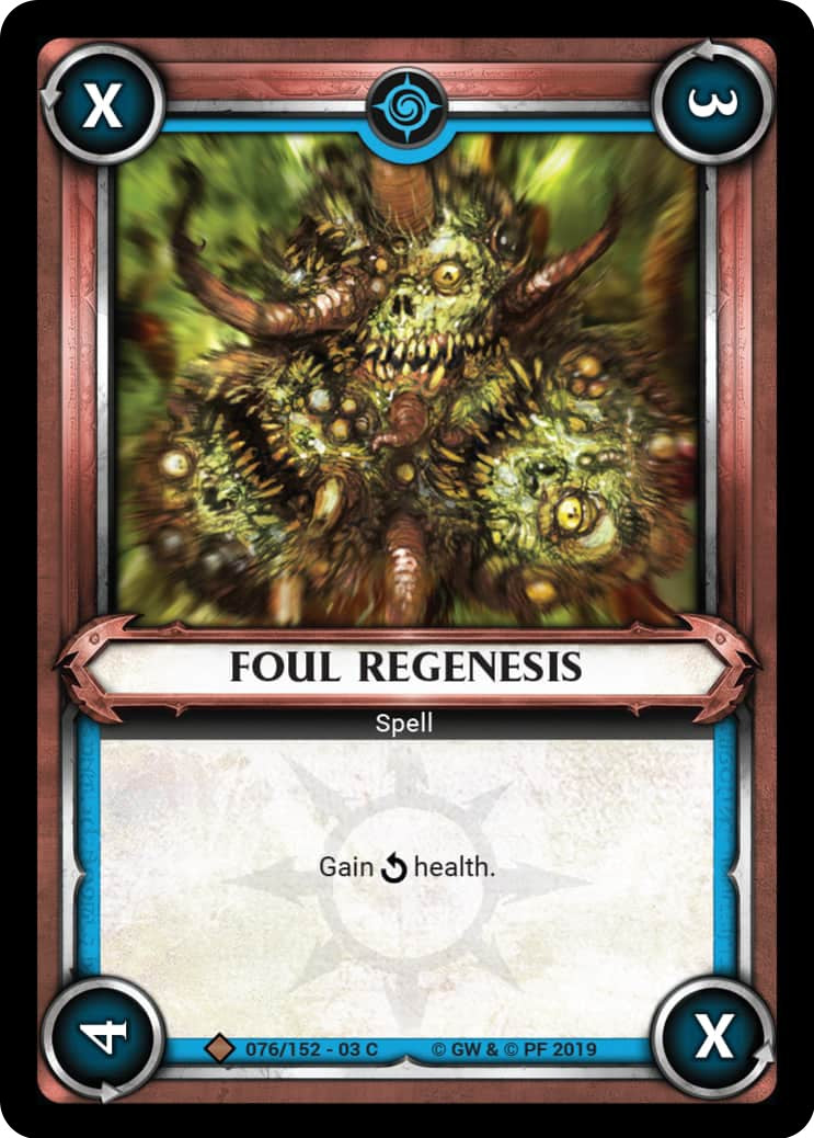 Foul Regenesis (Unclaimed) (76) (WHAOSSA) - Warhammer Age of Sigmar Champions TCG Single