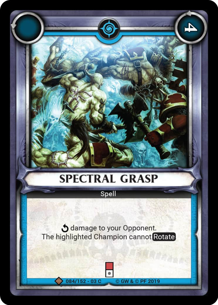 Spectral Grasp (Unclaimed) (84) (WHAOSSA) - Warhammer Age of Sigmar Champions TCG Single