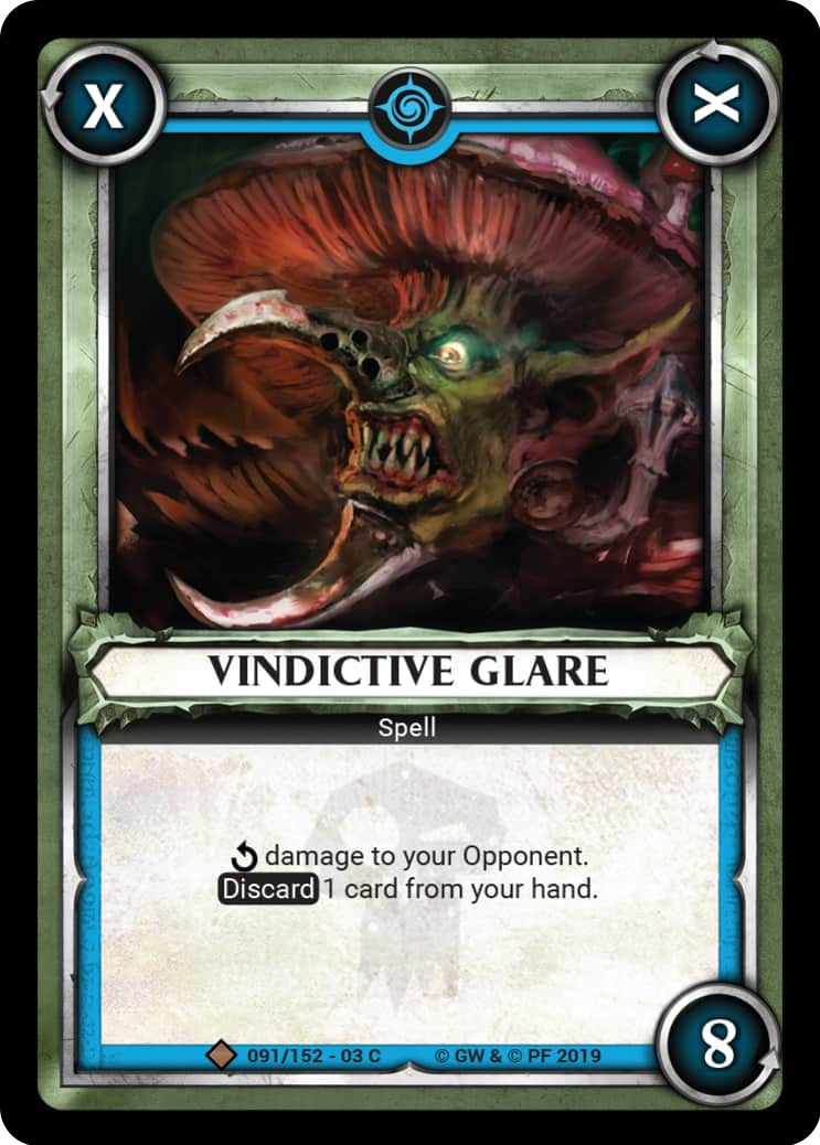 Vindictive Glare (Claimed) (91) (WHAOSSA) - Warhammer Age of Sigmar Champions TCG Single