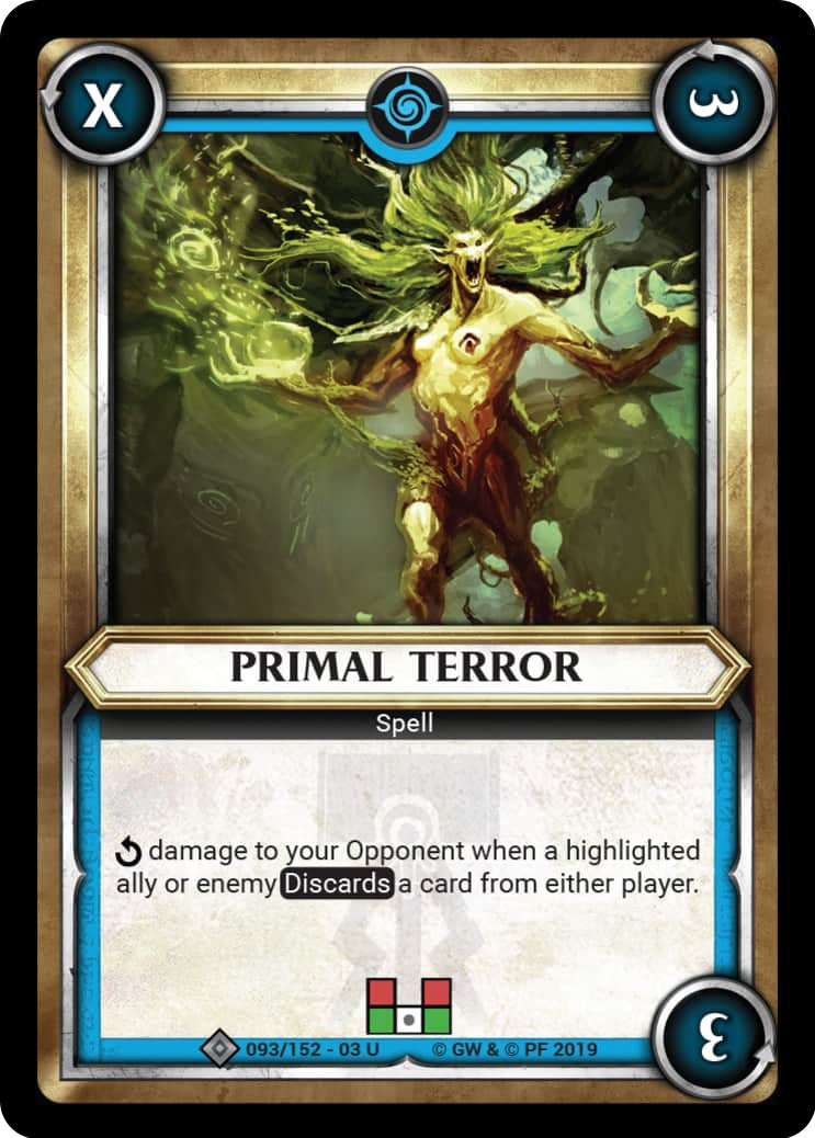 Primal Terror (Unclaimed) (93) (WHAOSSA) - Warhammer Age of Sigmar Champions TCG Single